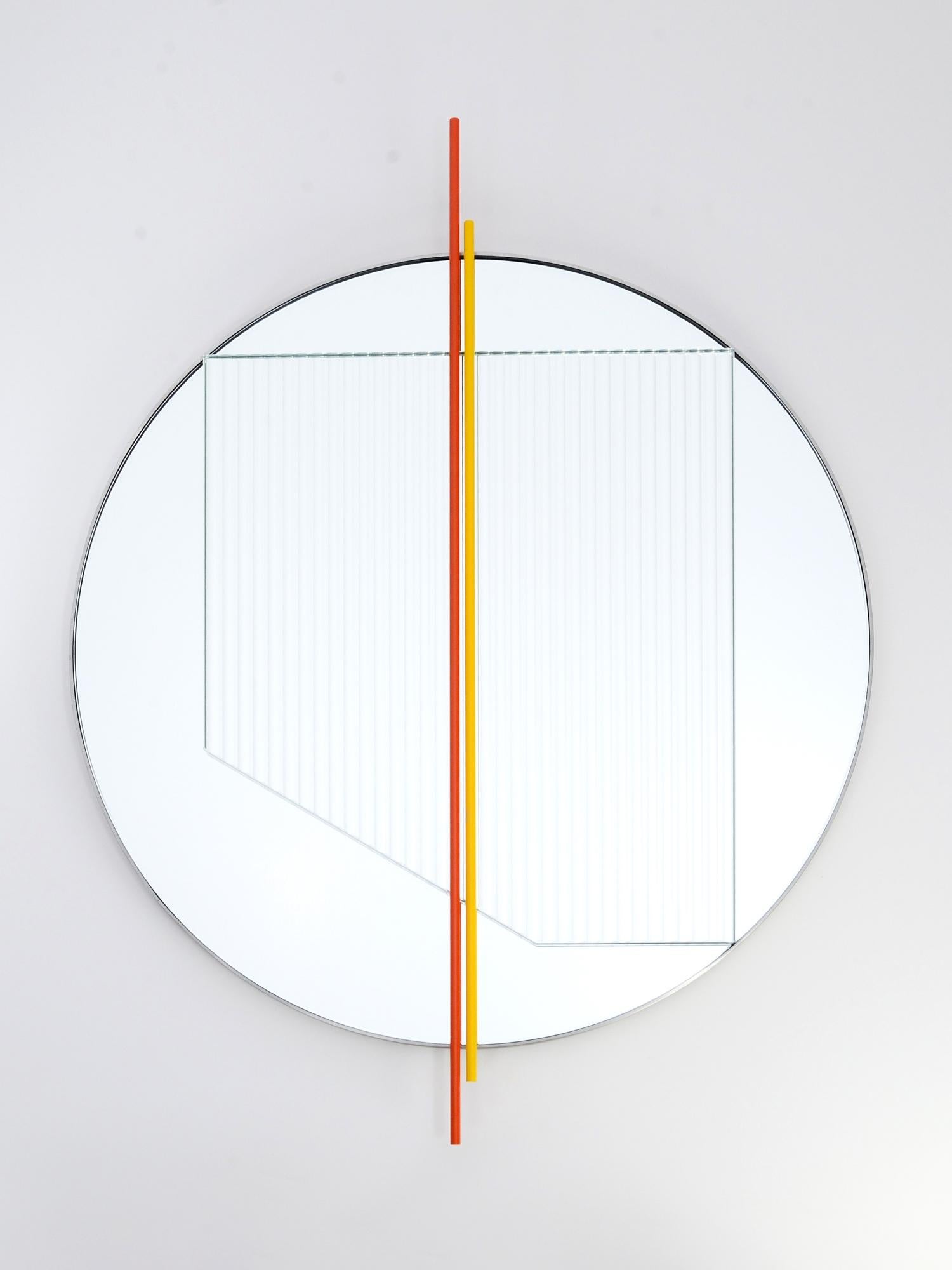 Contemporary Claude I Mirror by Garnier Pingree For Sale