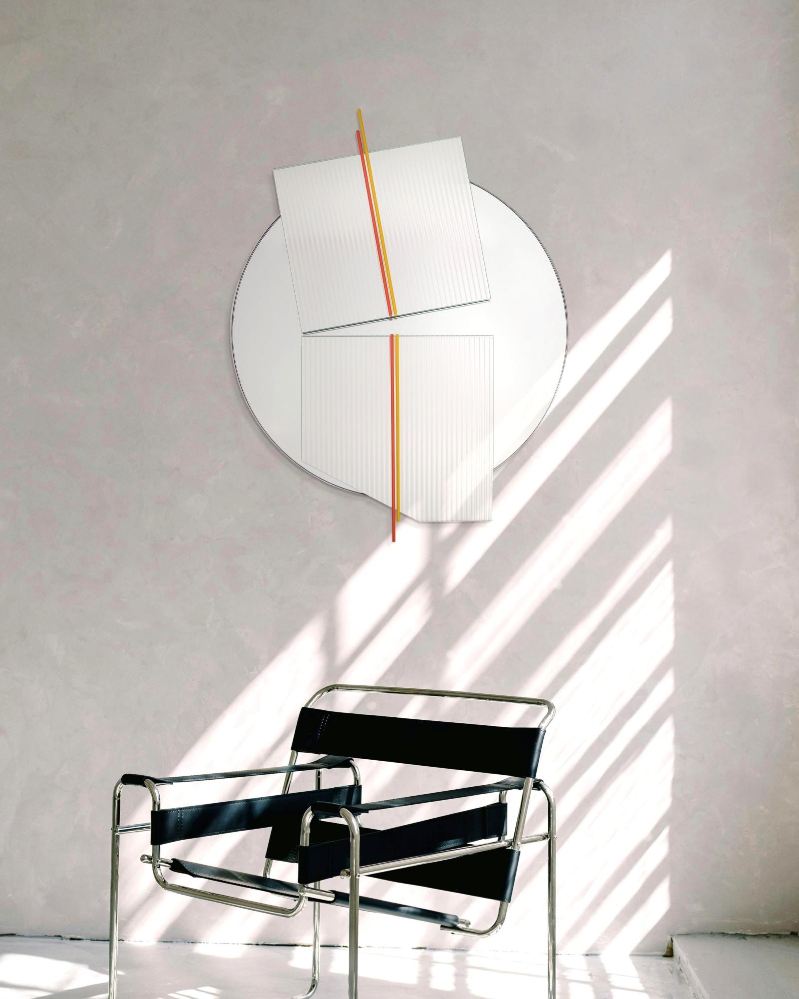 Aluminum Claude II Mirror by Garnier Pingree For Sale