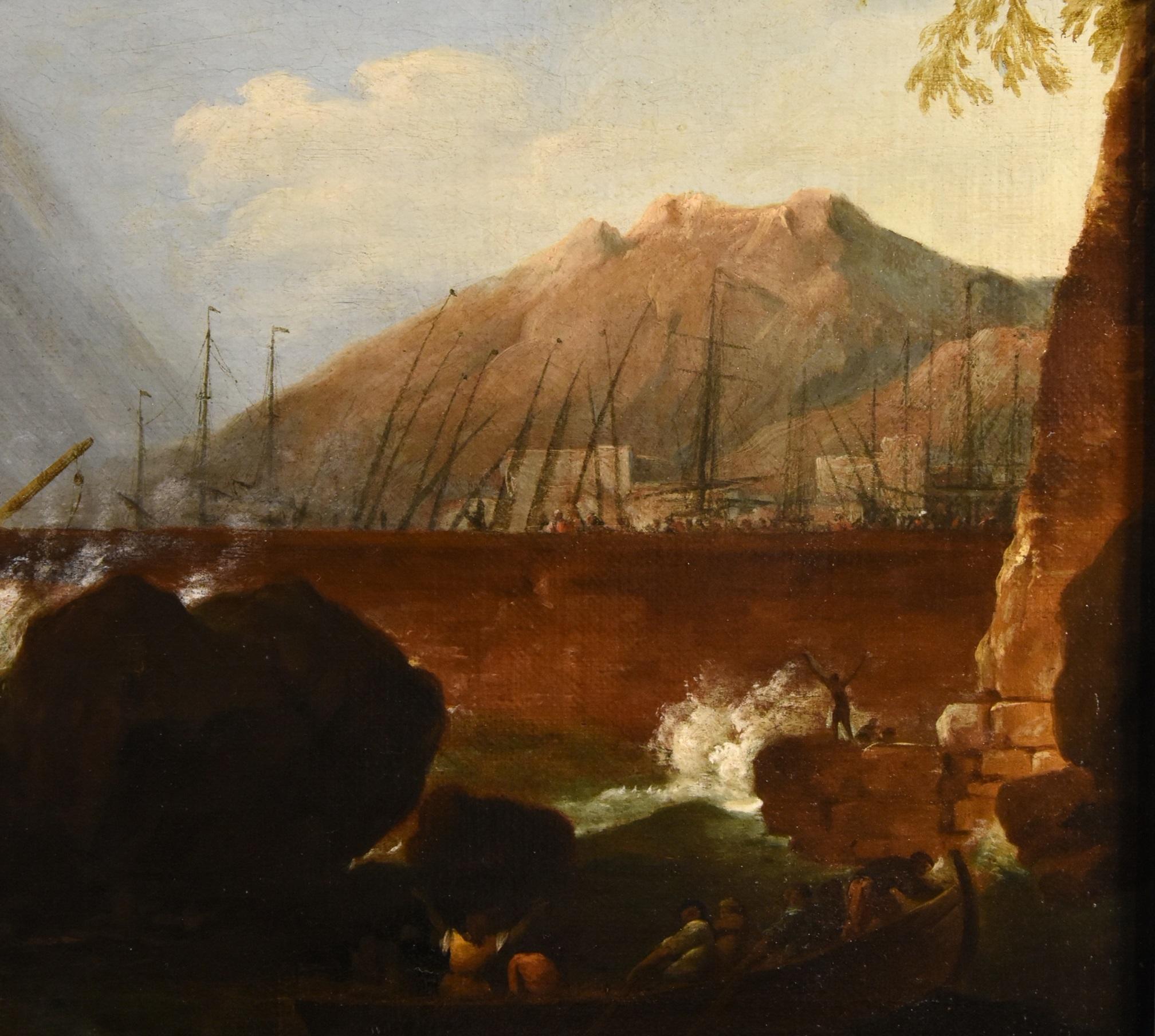 Storm See Wasserlandschaft Vernet 18. Jahrhundert Gemälde Öl auf Leinwand Alter Meister  im Angebot 2