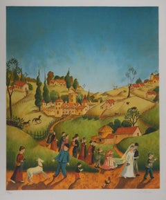 The Wedding Day - Original Handsigned Lithograph