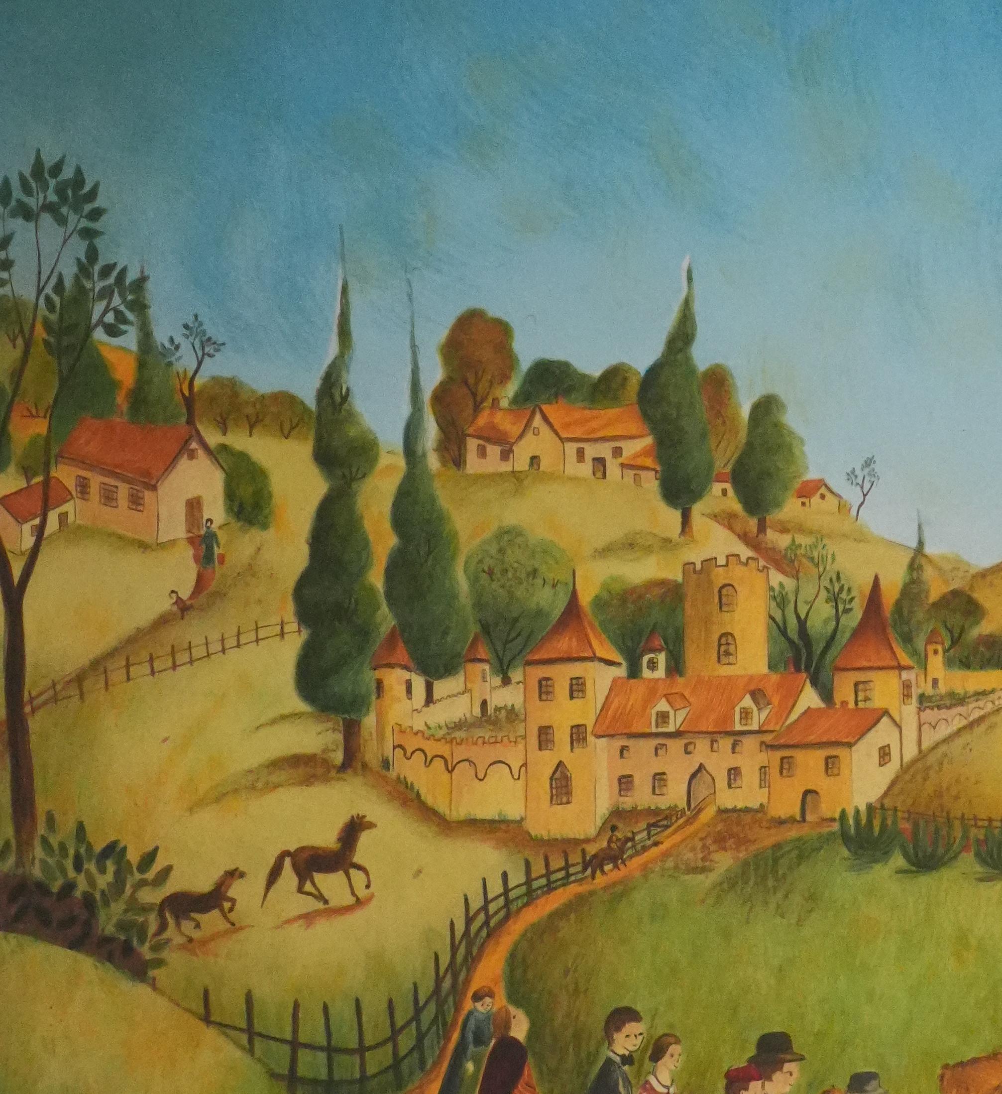 Janick LEDERLE
The Wedding Day

Original lithograph (Mourlot)
Handsigned in pencil
Limited /275 copies
On vellum 76 x 55.5 cm (c. 29.9 x 21.6 in)

Verry good condition, foxing in the margins (see photos)