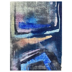 Claude Lagouche, Original 1970's French Psychedelic Abstract Painting