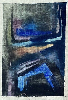 CLAUDE LAGOUCHE (1943-2020) ORIGINAL 1970'S FRENCH PSYCHEDELIC ABSTRACT PAINTING