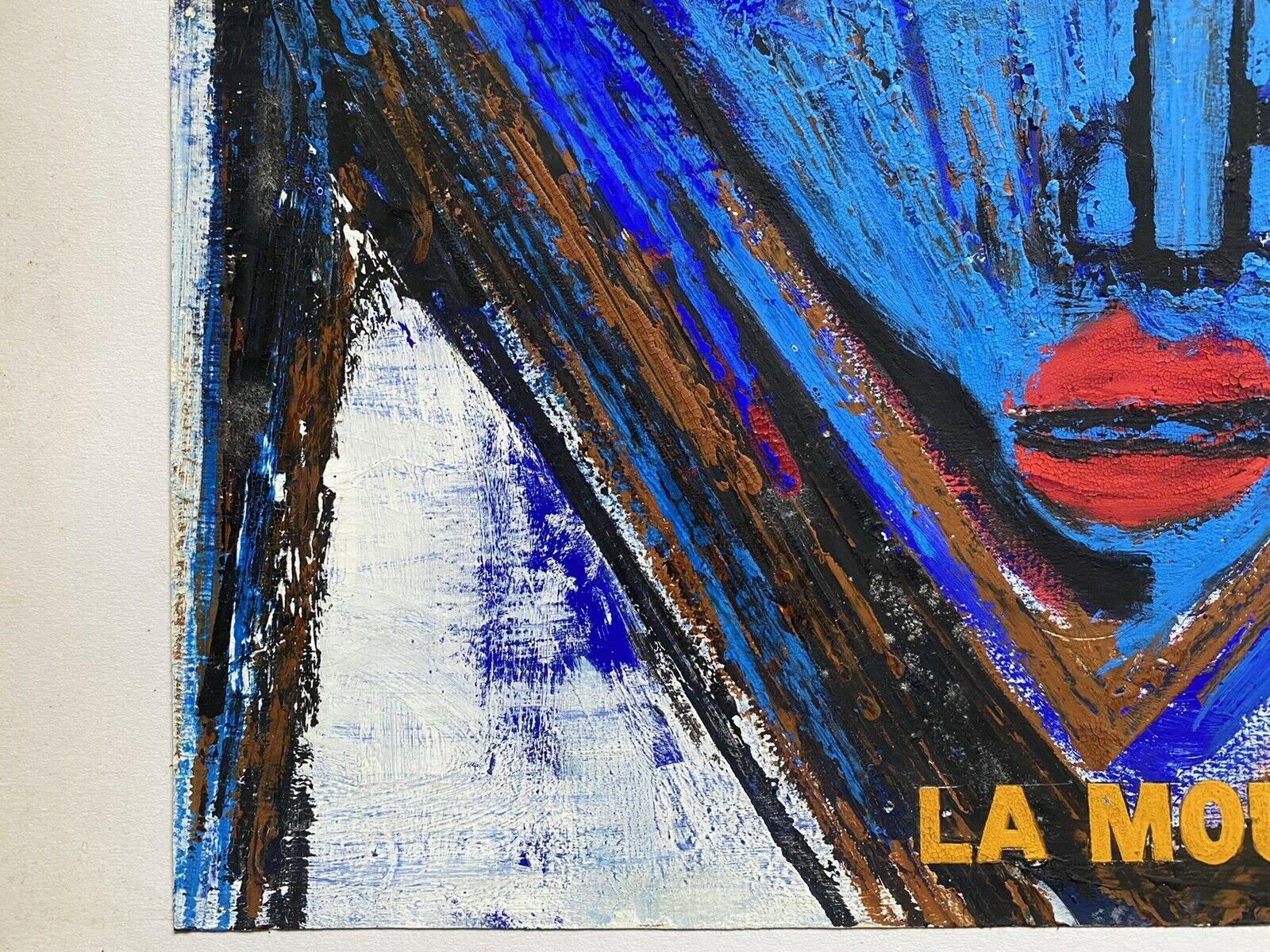 CLAUDE LAGOUCHE (1943-2020) ORIGNAL 1970'S FRENCH PSYCHEDELIC ABSTRACT PAINTING - Abstract Painting by Claude Lagouche