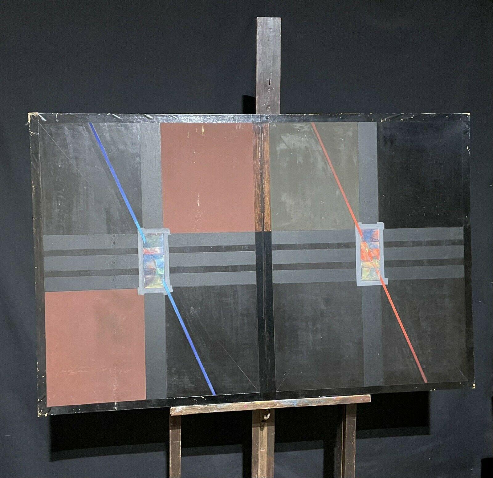 MASSIVE CLAUDE LAGOUCHE ABSTRACT CUBIST PAINTING - 1960'S/70'S PERIOD - Painting by Claude Lagouche