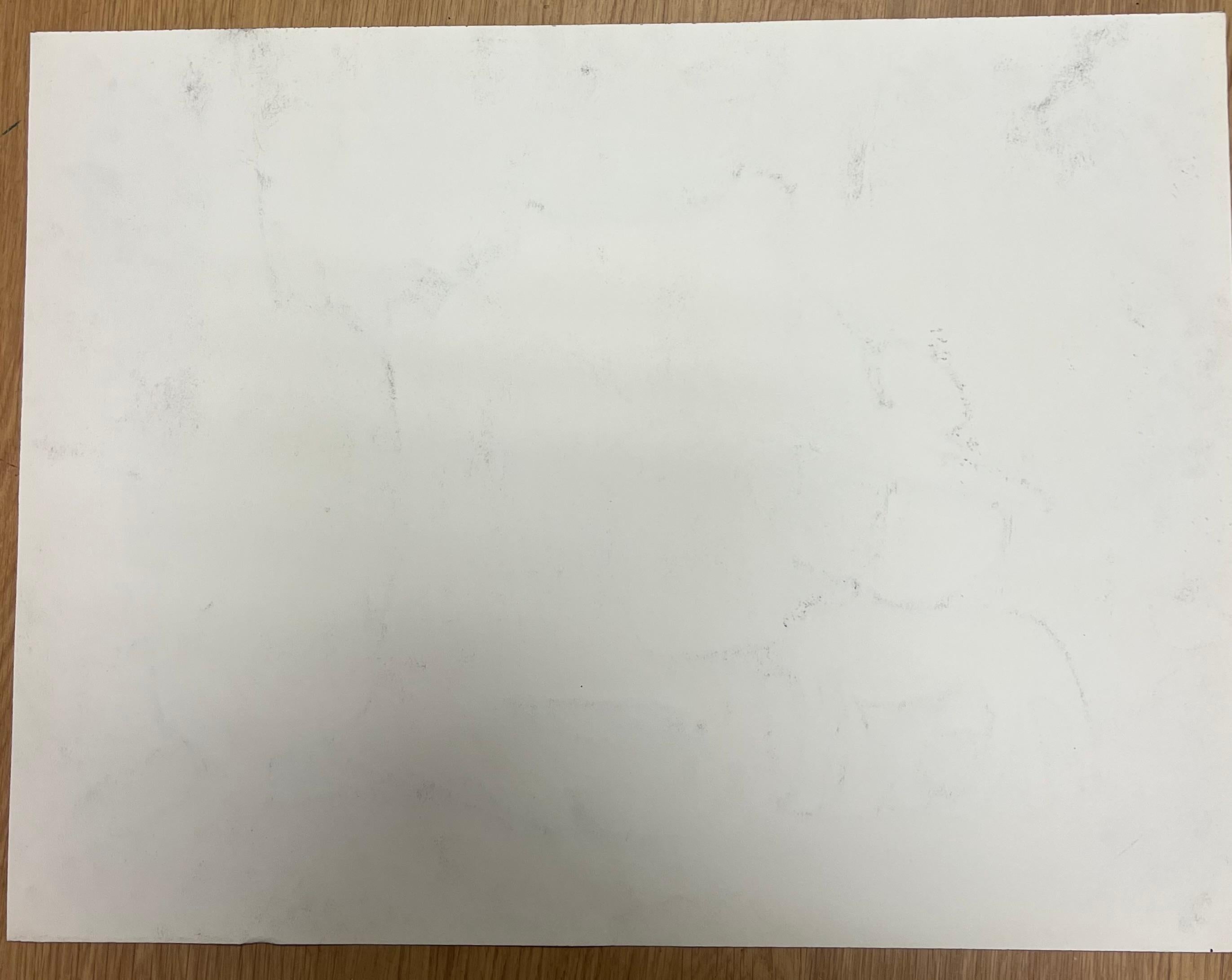 Disegno al tratto originale francese degli anni '70 con volti e figure in vendita 1