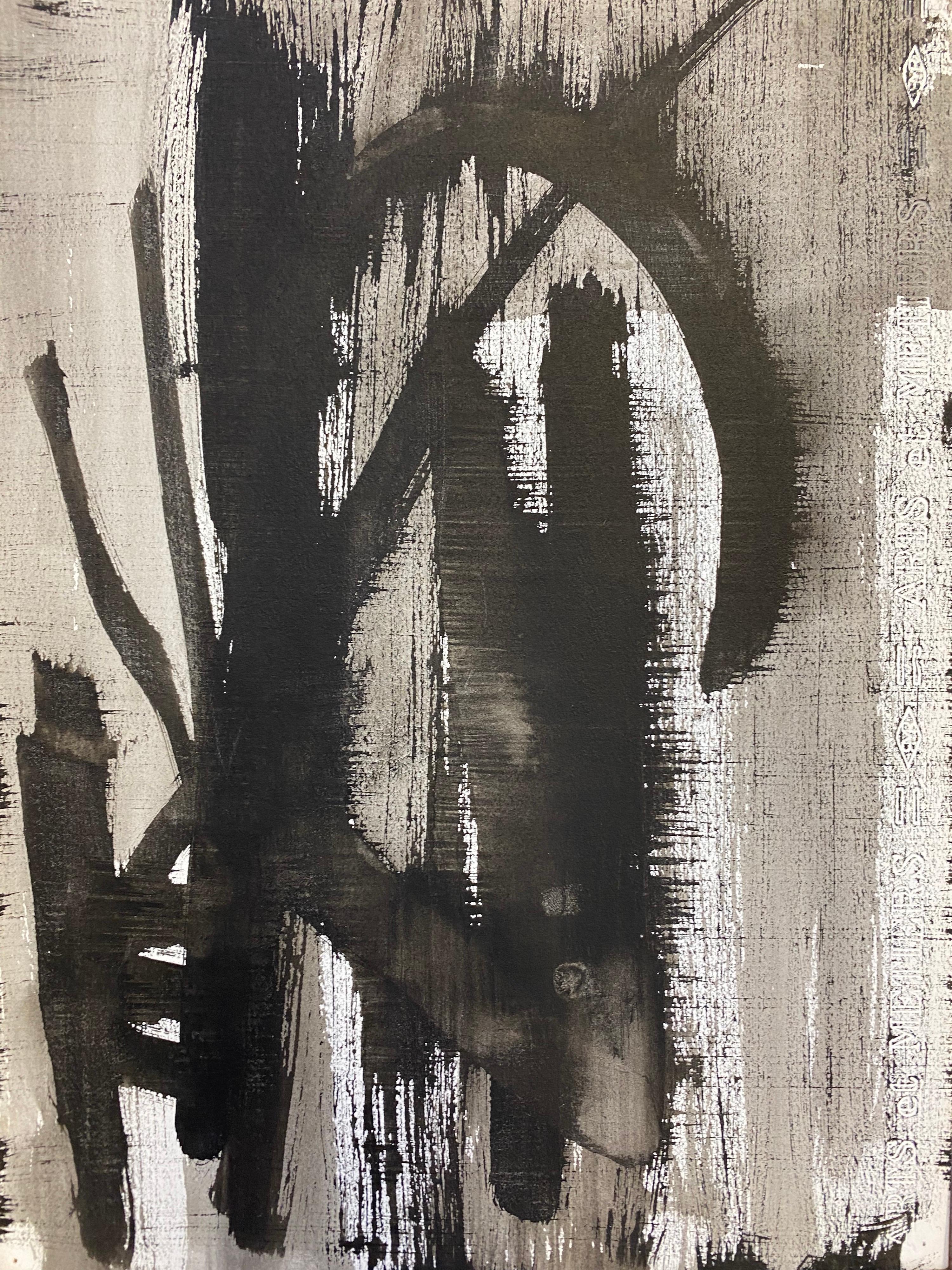 famous black and white abstract paintings