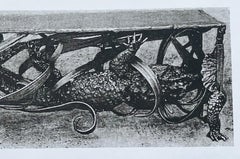 Claude Lalanne (1925-2019), La société des crocodiles, heliogravure