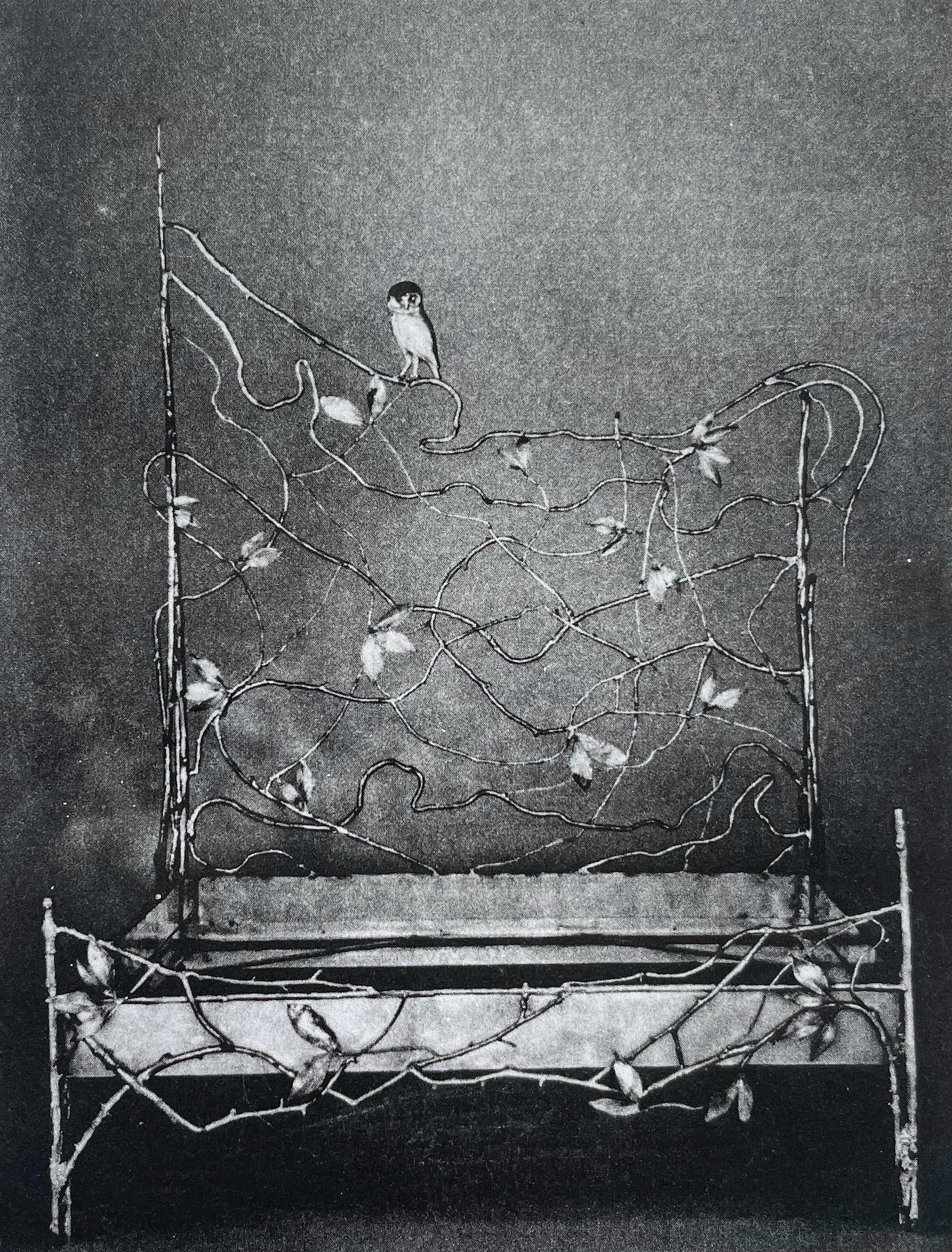 Claude Lalanne (1925-2019), Lit Bou, heliograbado sobre papel 
 
Este grabado original de Claude Lalanne pertenece a una rara edición sin firmar de 350 ejemplares. Representa su famosa cama, uno de los muebles más bellos de la artista. 
 
Técnica :