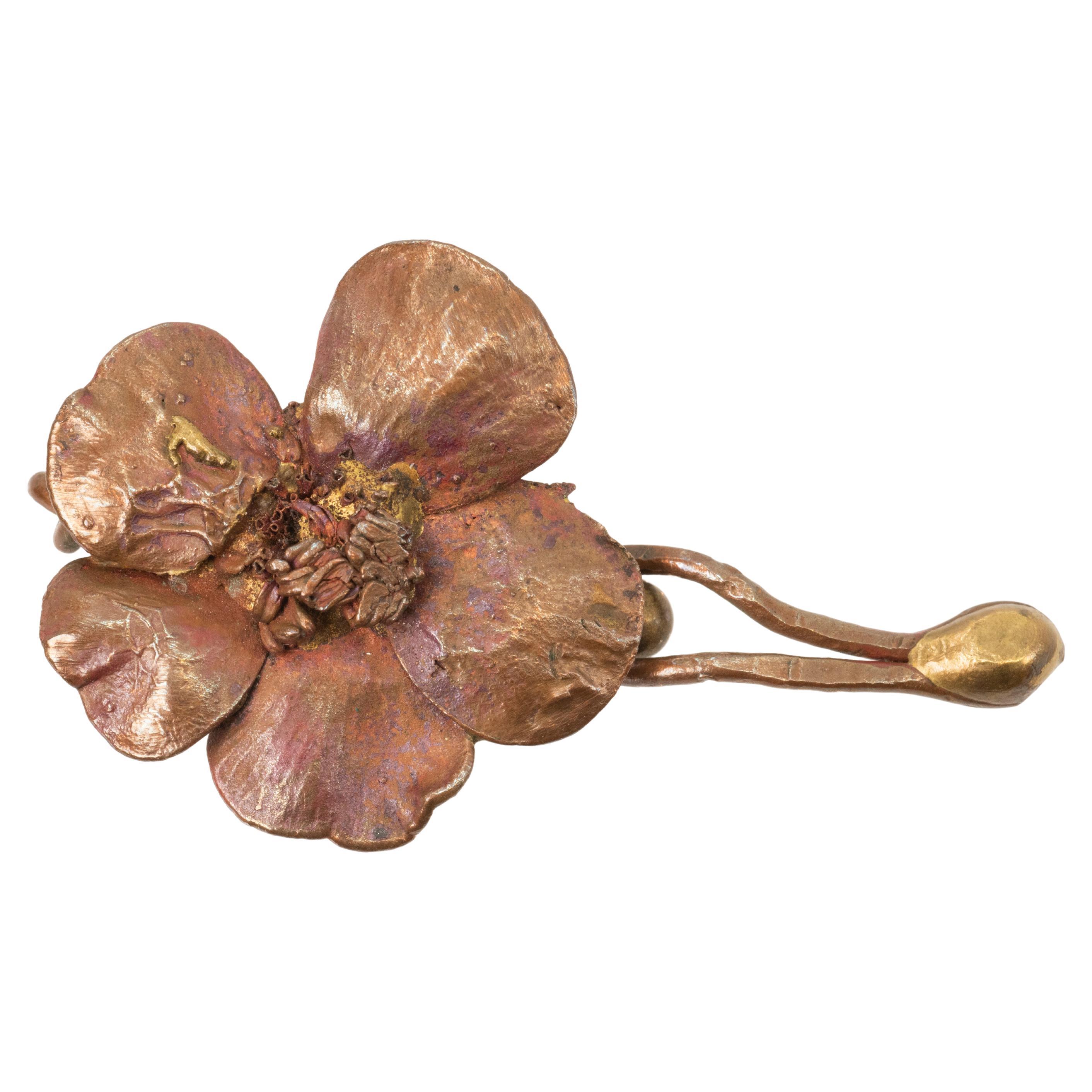 Claude Lalanne Eglantine Kupfer-Haarpin im Angebot