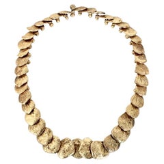 Claude Lalanne Hortensia Or Hydrangea Floral Necklace Edition Artcurial
