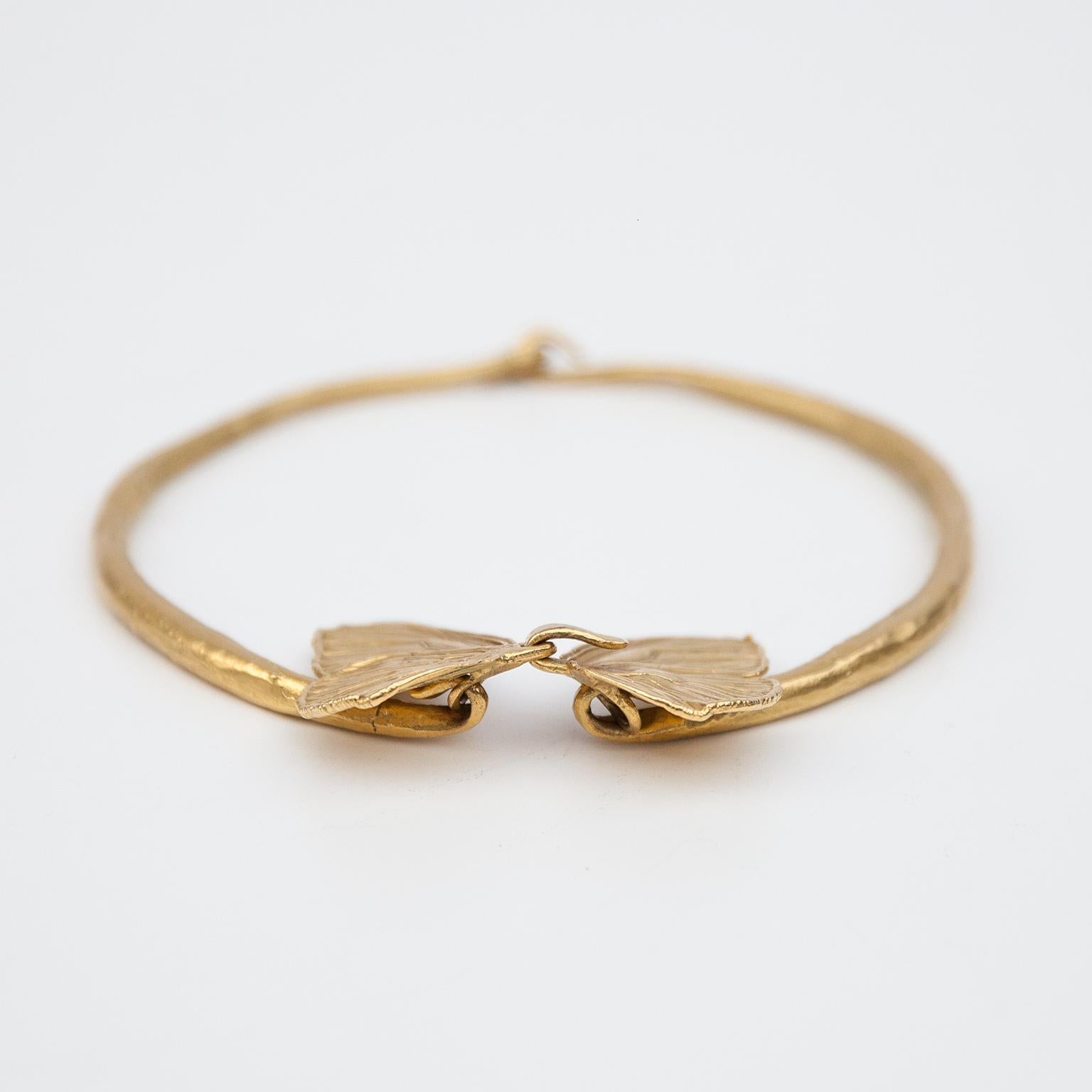 French Claude Lalanne Necklace Papillon, 1989