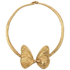 Vintage Claude Lalanne Necklace Papillon, 1989