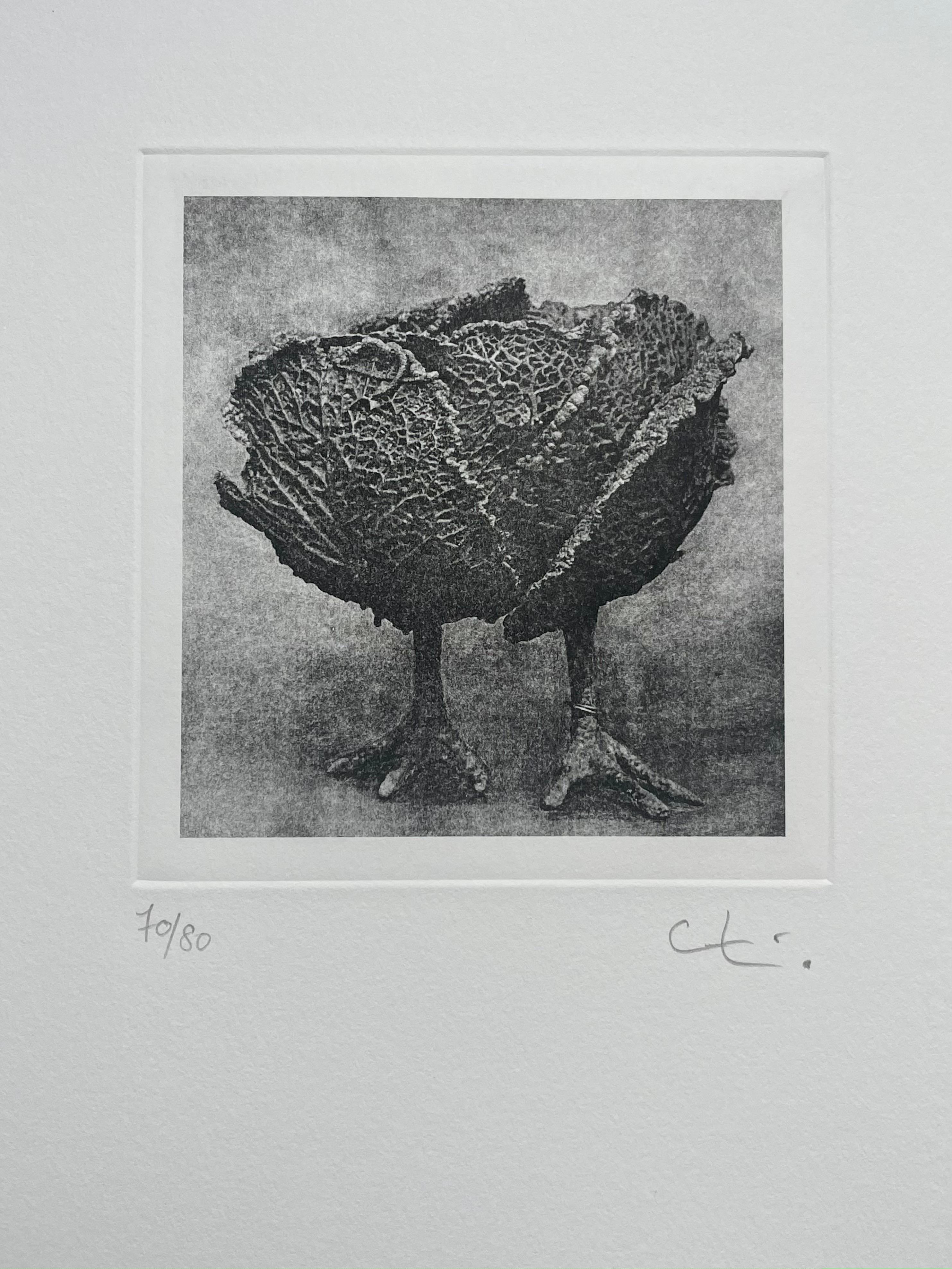Original print handsigned in pencil by Claude Lalanne, in perfect condition. Limited edition of 80 numbered copies 
Dimensions : 34 x 27 cm (13,4 x 10,6 inches)

With his husband François Xavier, Claude Lalanne is the most famous French sculptor of
