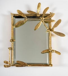 "Gui" Mirror, Claude Lalanne, Les Lalanne, Design,  Gilded, Mirror