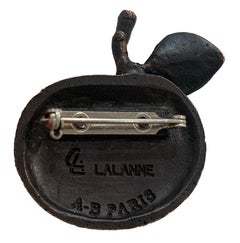 Pomme Bouche, Spilla, Claude Lalanne, Francese, Design, Anni '90, Bronzo, Gioielli