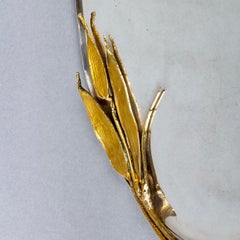 Claude Lalanne, Tray Bambou Gilt Bronze Silver Plated Ed. Artcurial AP III/VIII