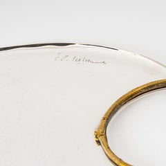 Claude Lalanne, Tray Bambou Gilt Bronze Silver Plated Ed. Artcurial AP III/VIII