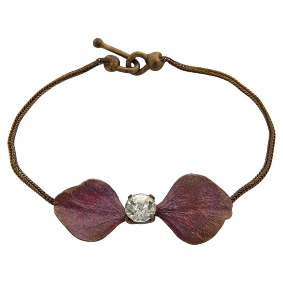 Copper and zirconium Claude Lalanne's 'Hortensia' bracelet 
