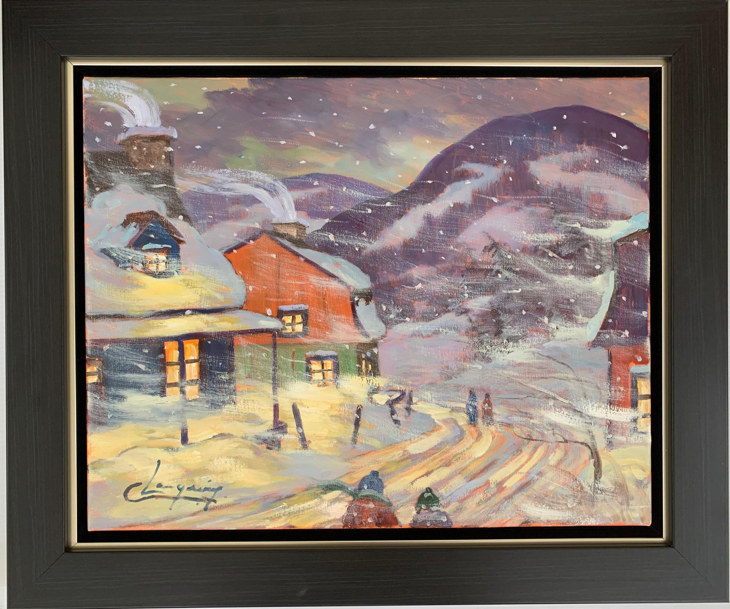 Tempête - Painting de Claude Langevin