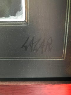 Un Bel Hiver, peinture à l'huile photoréaliste de Claude Lazar