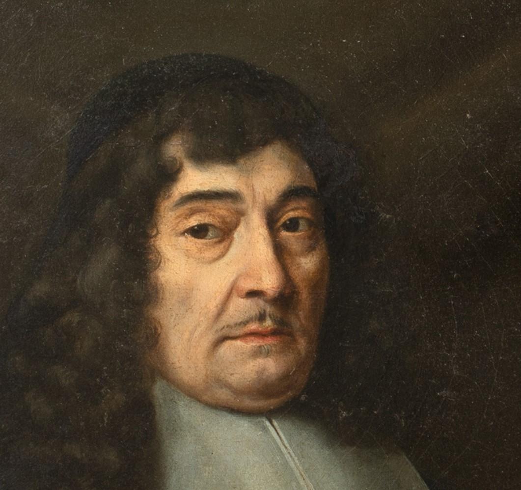 Ritratto di Rene Descartes (1596-1650) 

attribuito a CLAUDE LEFEBVRE (1632-1675)

Enorme ritratto French Old Master del XVII secolo di Rene Descartes, olio su tela attribuito a Claude Lefebvre. Composizione originale antica di eccellente qualità