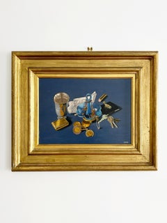 Claude Lepape, Still life with keys, Oil on Isorel panel