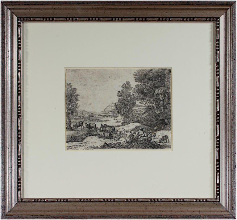 Claude Lorrain «pherd and Shepherdess Conversing in a Landscape » (Un