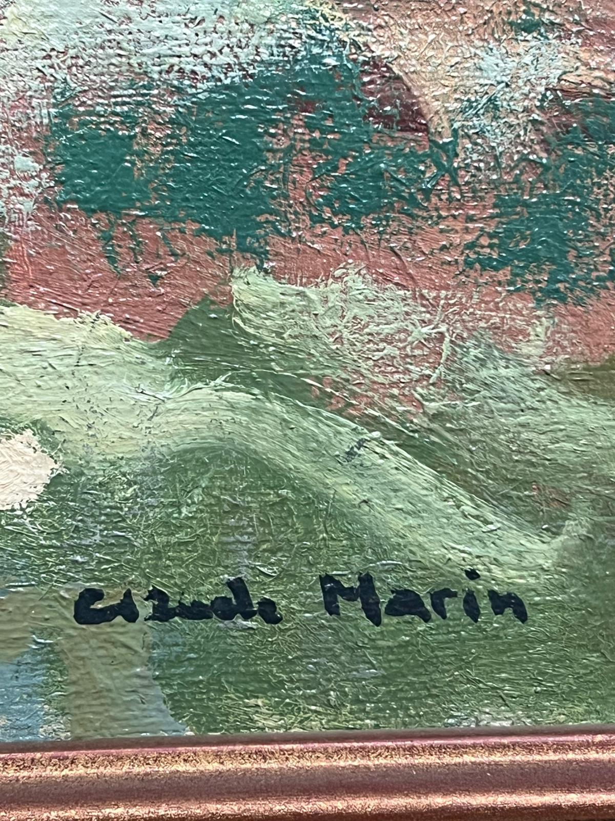 Impressionist Landscape
by Claude Marin (French 1914-2001)
signed oil on canvas, framed
Framed: 19 x 22 inches
Canvas : 13.5 x 16.5 inches
Inscribed Verso
Provenance: private collection, France
Condition: very good condition

Description: This