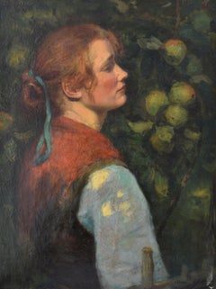 Claude MARKS (act. 1899-1915) Anglo French Oil Painting c1899