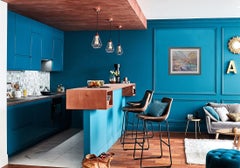 The Yellow Eiffel Tower, Oil on Canvas Painting by Claude-Max Lochu