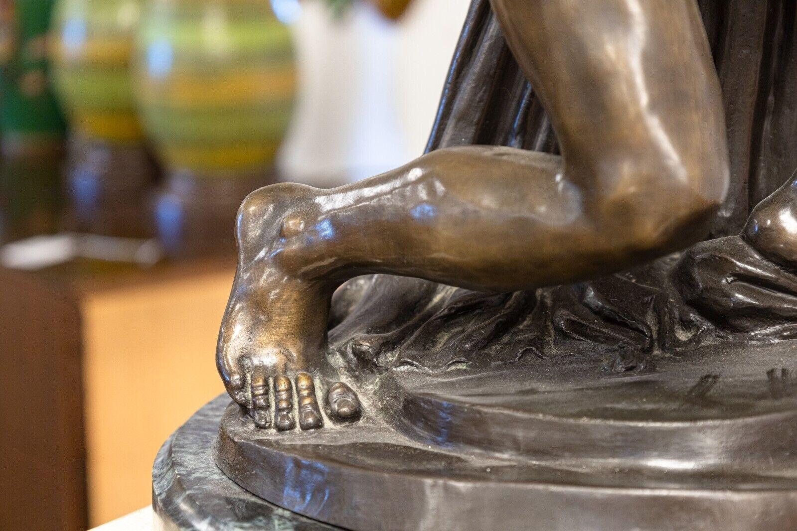 Claude Michel Clodion After Altlas Bronze Figurative Sculpture 1890s For Sale 4