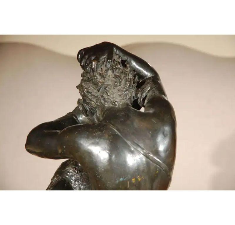 Early 19th c., Bronze Satyr Sculpture For Sale 6