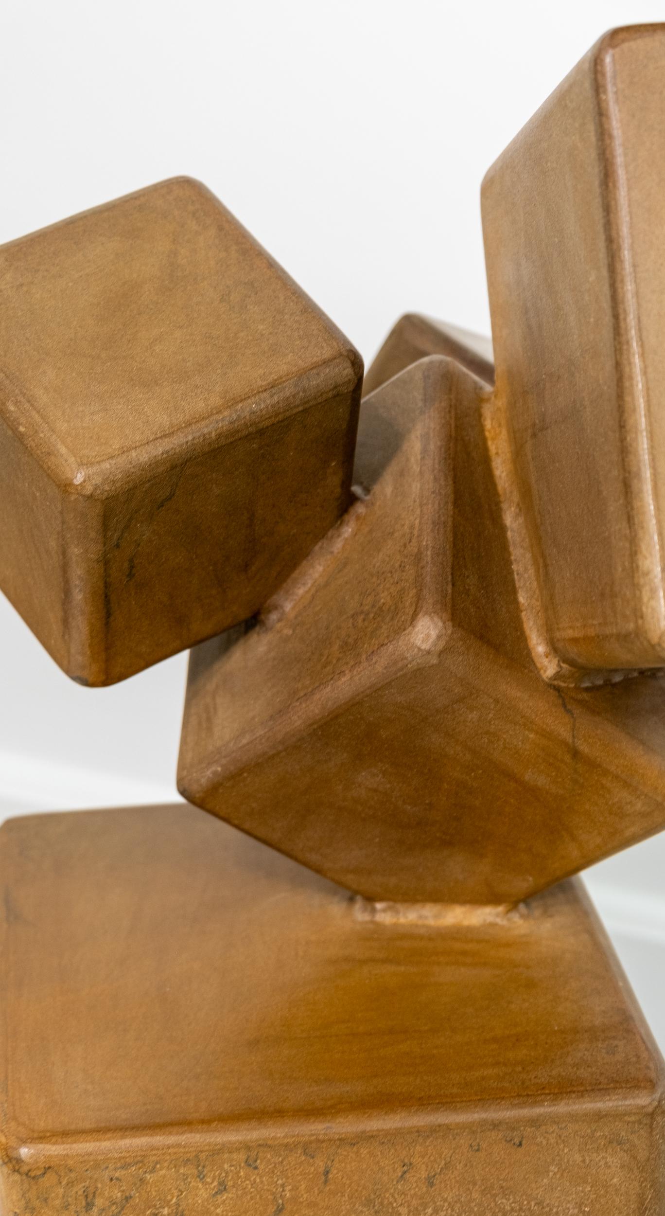 Embrasement (Ignite) - tall, contemporary, abstract, Corten steel sculpture 7