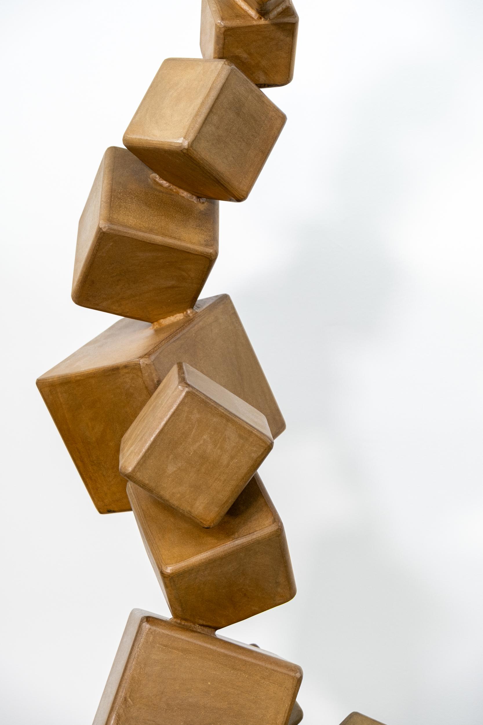Embrasement (Ignite) - tall, contemporary, abstract, Corten steel sculpture 2