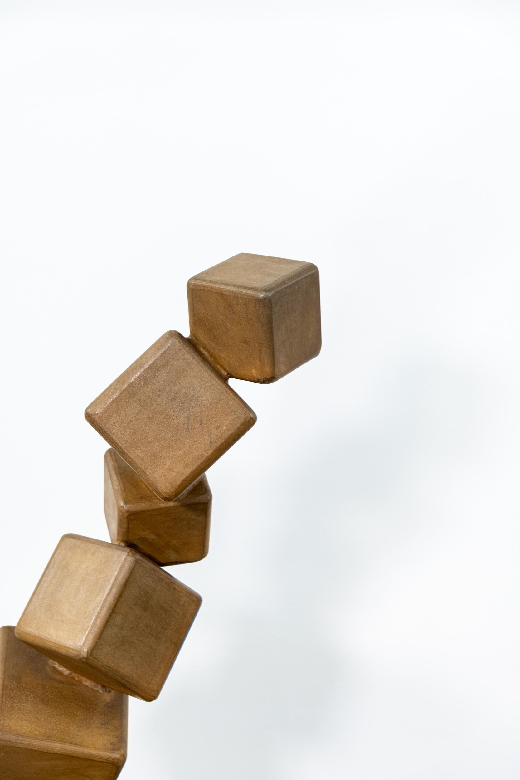 Embrasement (Ignite) - tall, contemporary, abstract, Corten steel sculpture 3