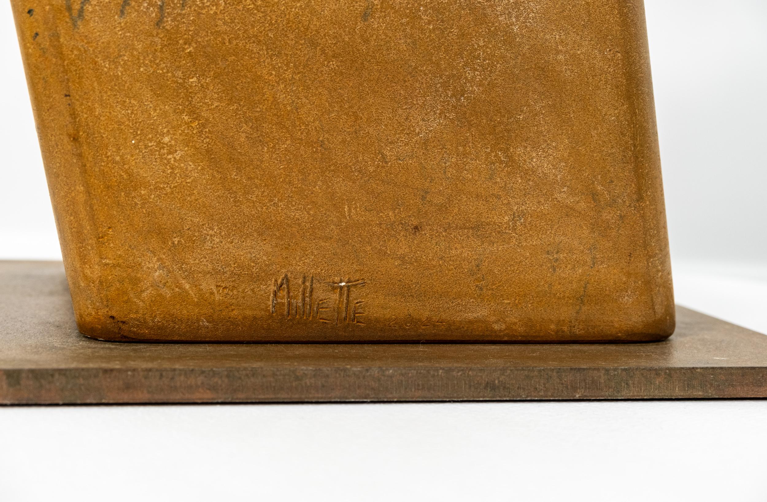 Embrasement (Ignite) - tall, contemporary, abstract, Corten steel sculpture 5