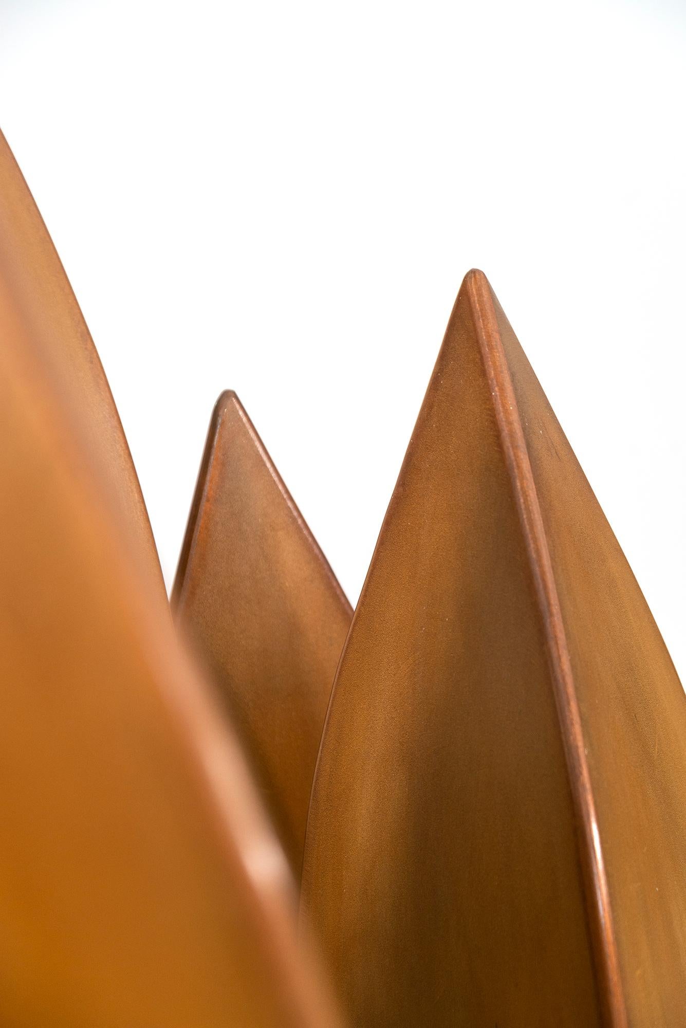 L'envol II (The Flight) - contemporary, abstract, mild steel indoor sculpture For Sale 5