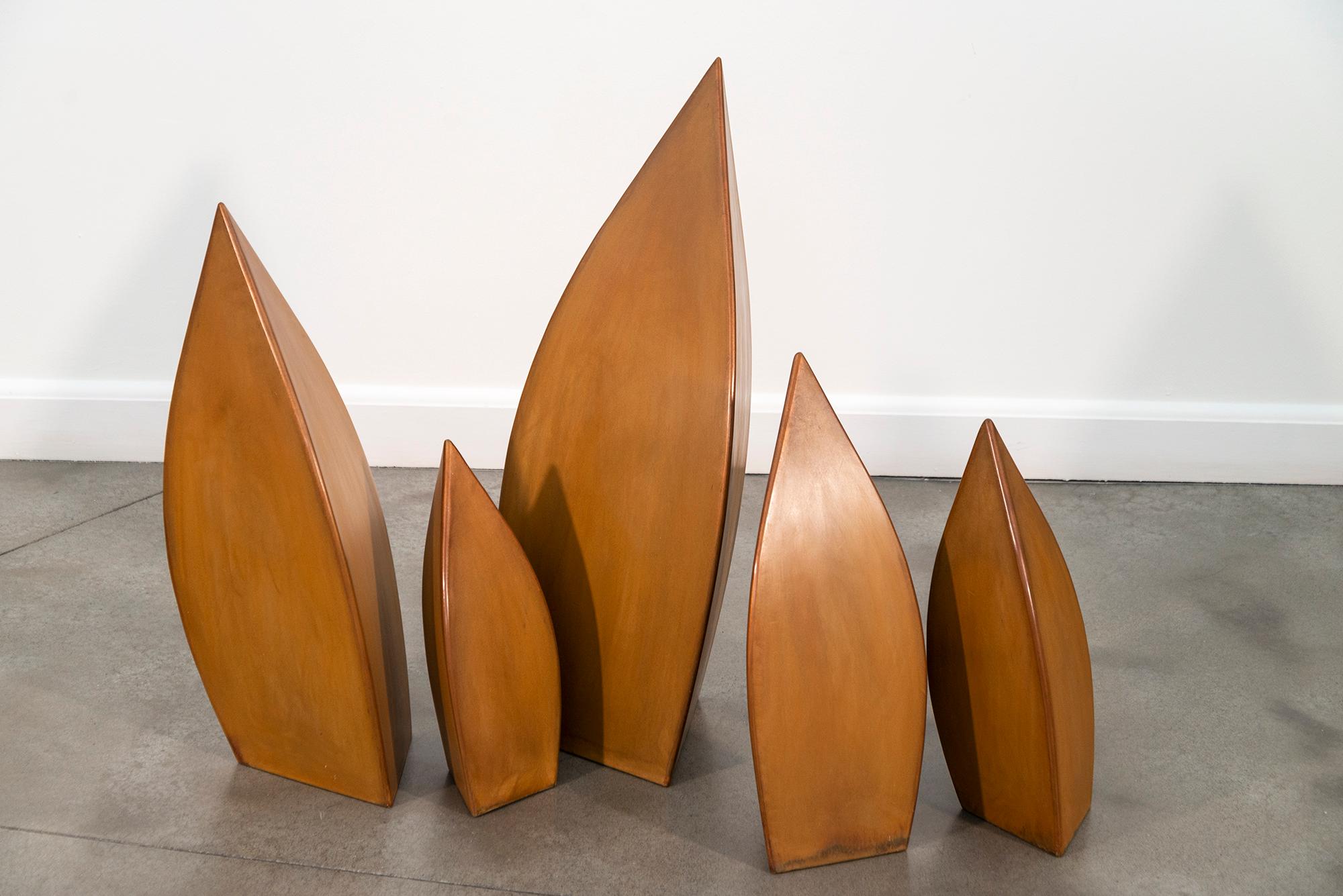 L'envol II (The Flight) - contemporary, abstract, mild steel indoor sculpture - Abstract Sculpture by Claude Millette