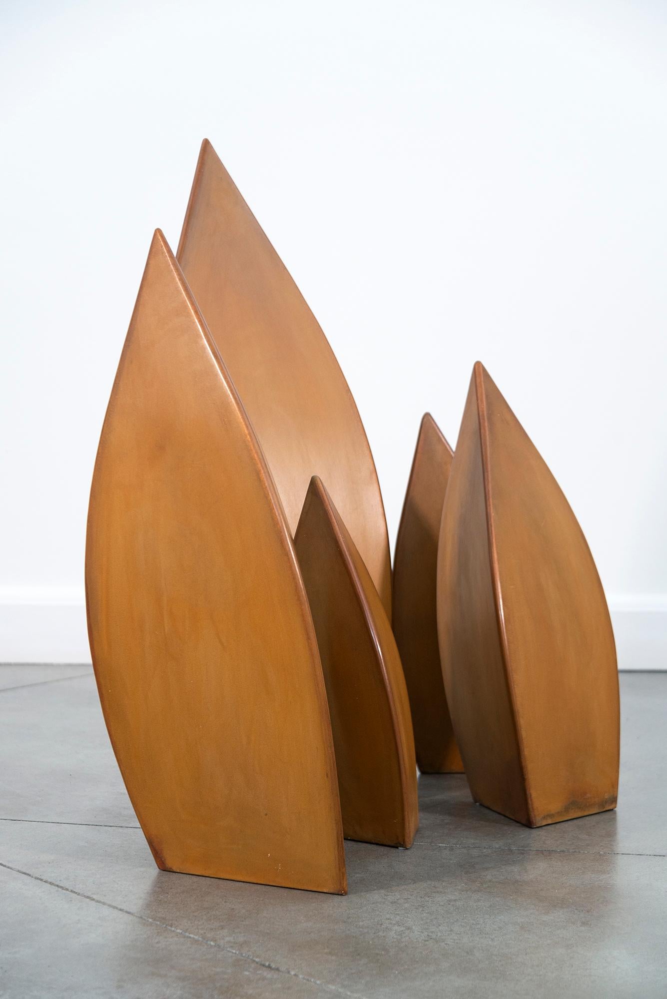 L'envol II (The Flight) - contemporary, abstract, mild steel indoor sculpture For Sale 3
