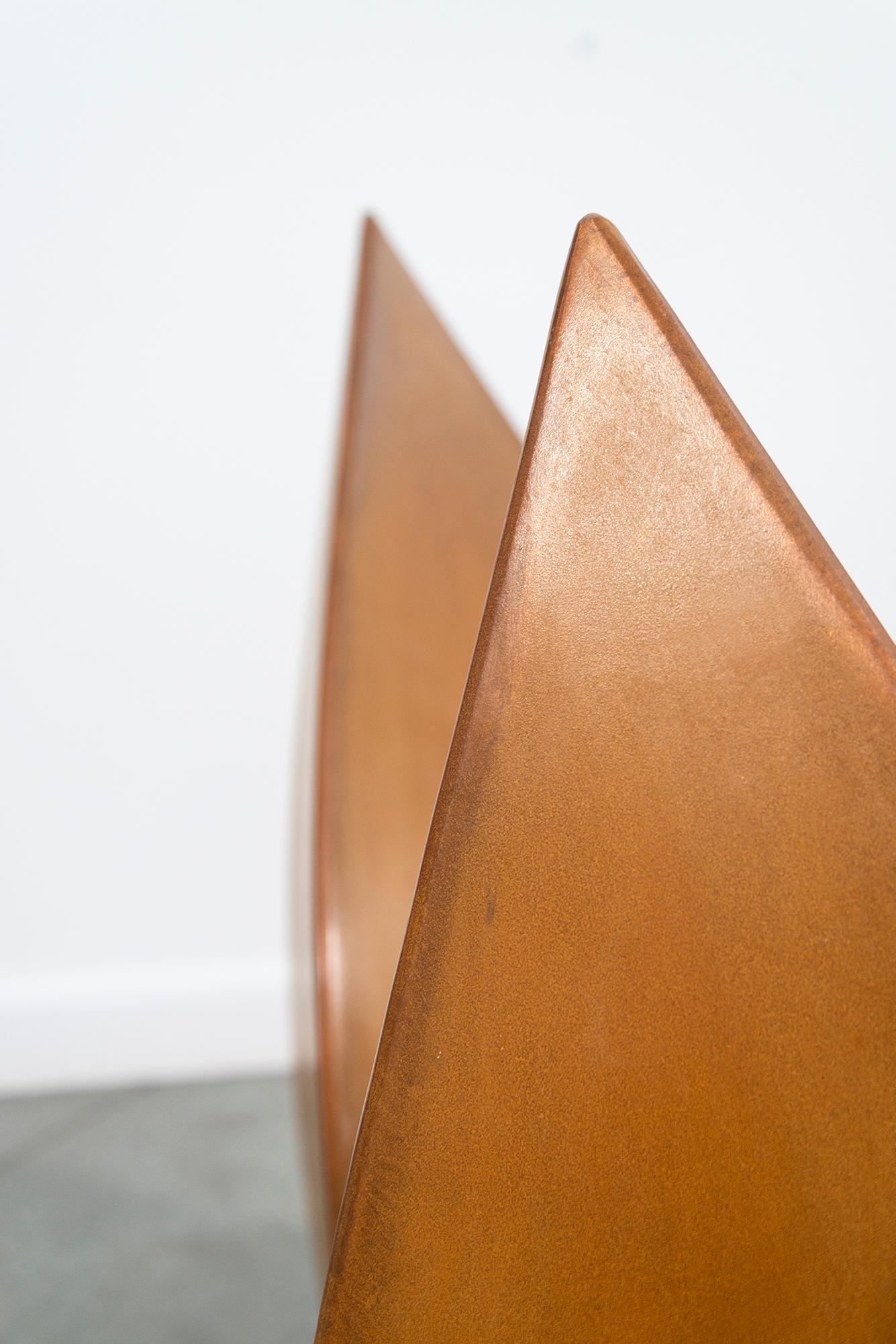 L'envol II (The Flight) - contemporary, abstract, mild steel indoor sculpture For Sale 4