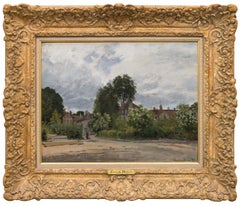 Argenteuil, l’Hospice - Impressionist Oil on Canvas Painting, 1872