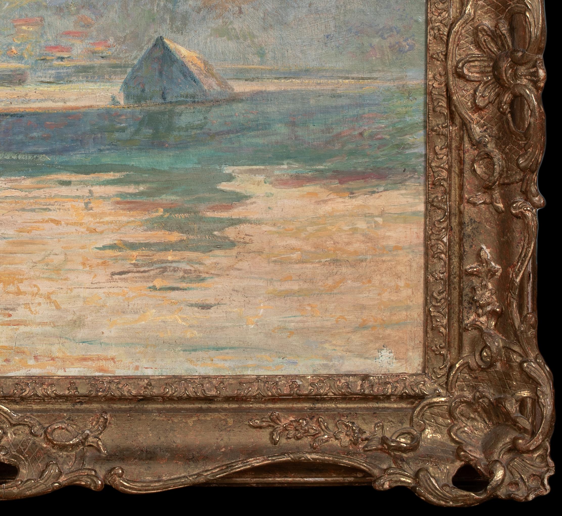 Barcos En Un Puerto Siglo XIX Escuela de CLAUDE MONET 1