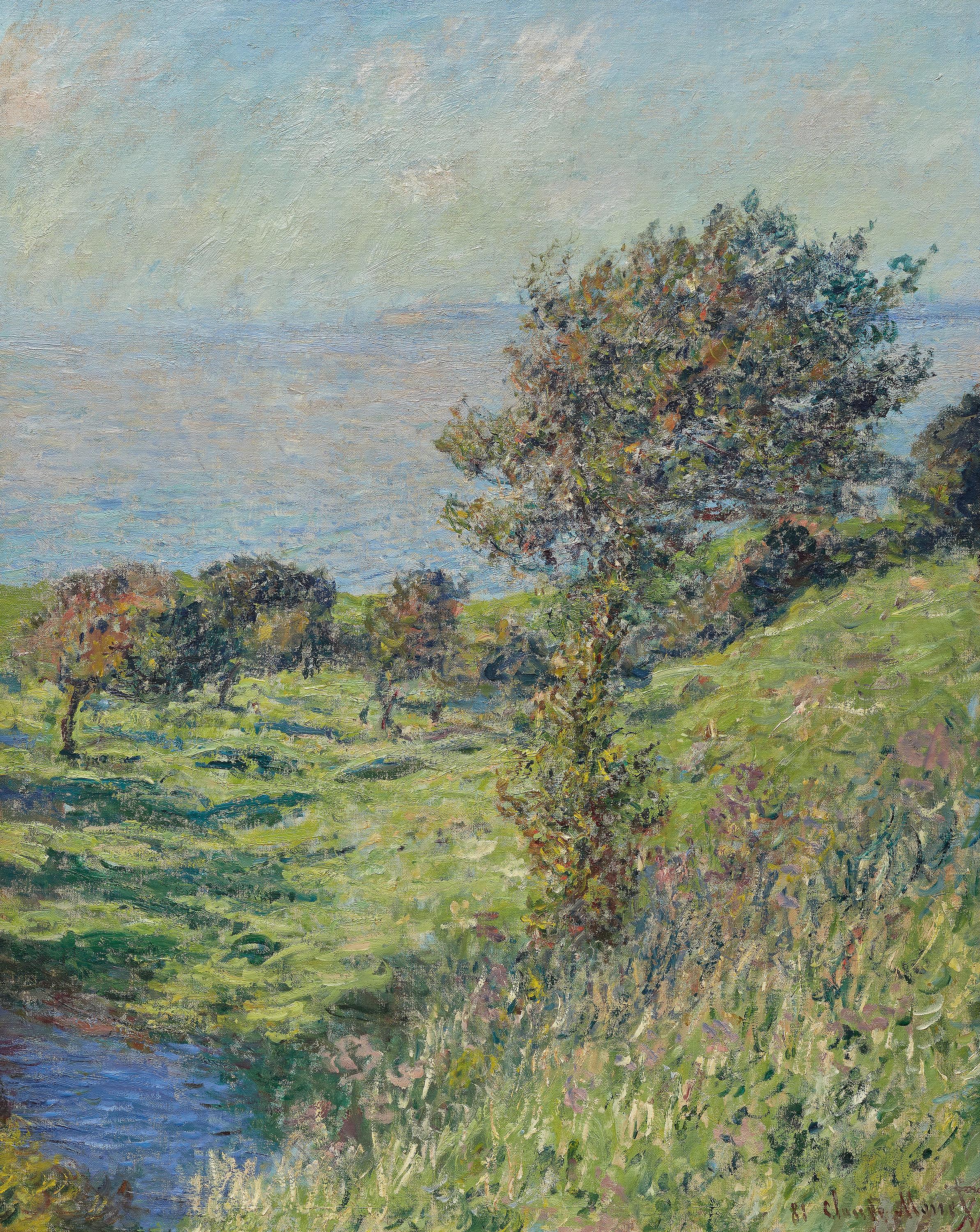 Coup de vent - Painting by Claude Monet