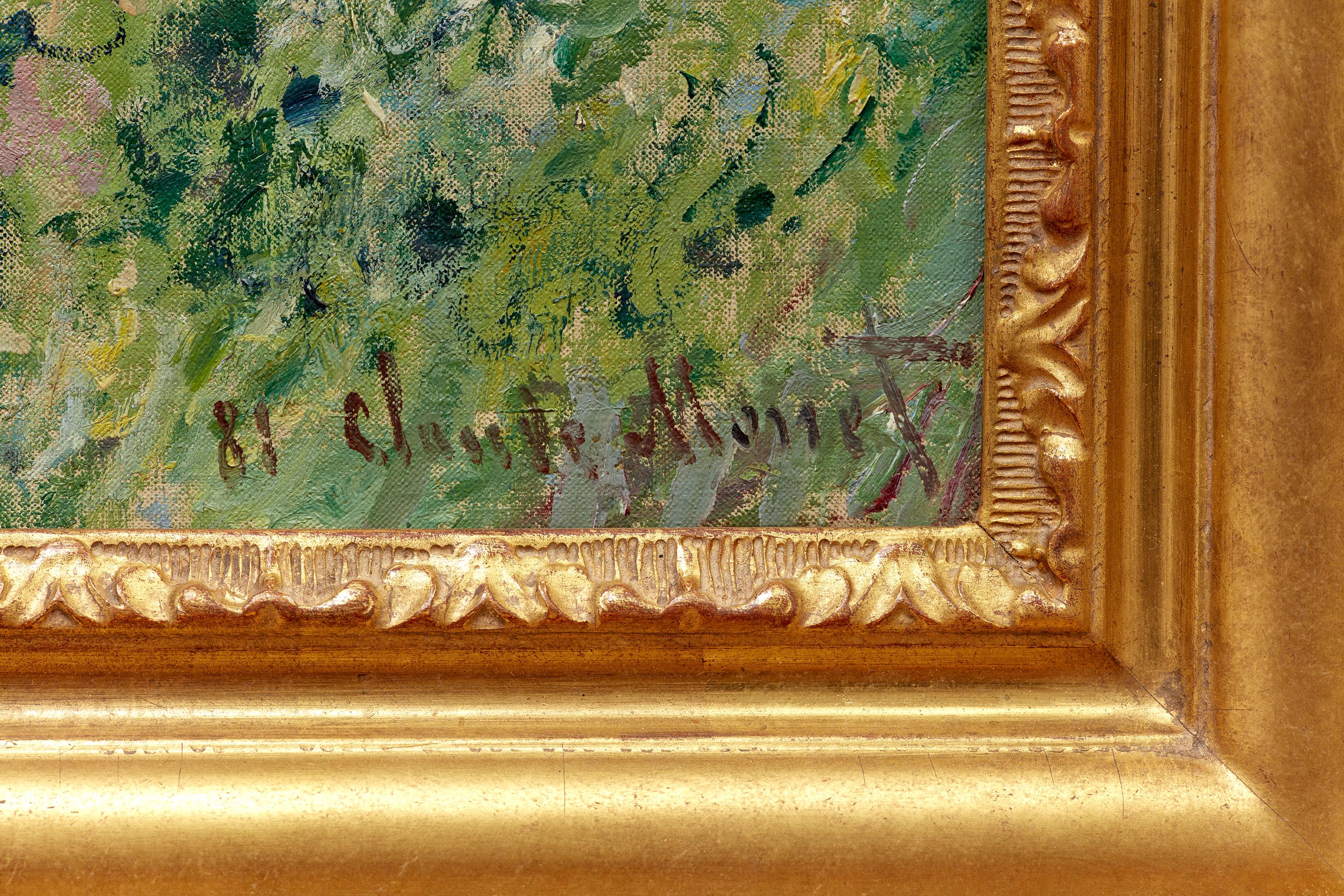 Coup de vent - Impressionist Painting by Claude Monet