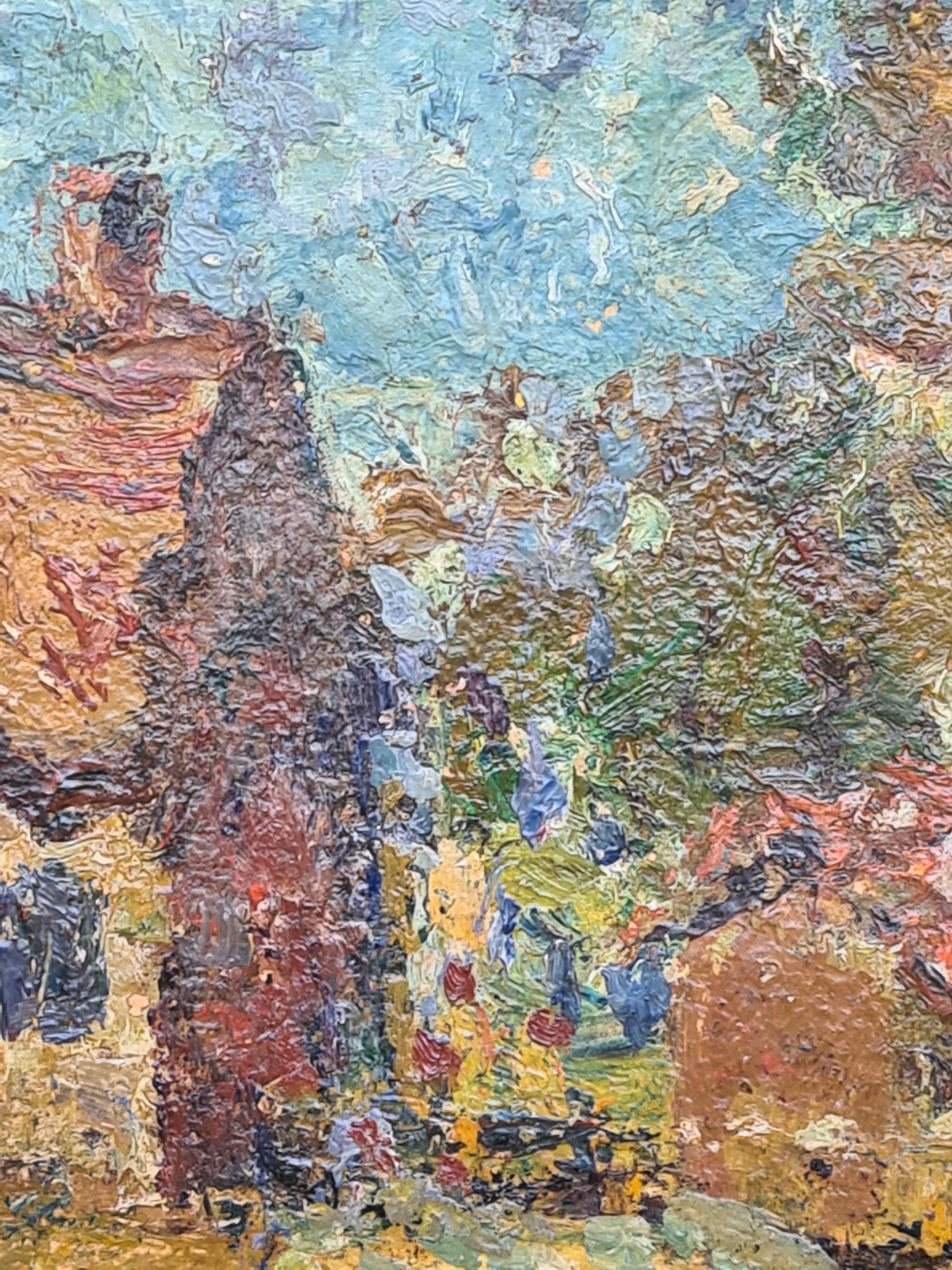 Französischer Landschaftsimpressionismus, Ein Landhaus in der Normandie. im Angebot 1