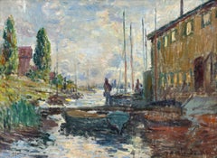 Le bassin d’Argenteuil (The Argenteuil Basin) Impressionist Oil Painting, 1875