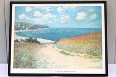 Claude Monet Chemin dans les champs de blé à Pourville Impression Impressionniste