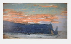 1997 After Claude Monet 'La Falaise D'Etretat' Impressionism Multicolor