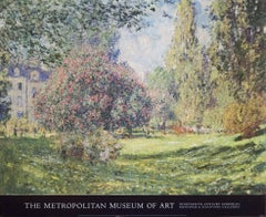 1999 d'après Claude Monet « Paysage : the Parc Monceau » Impressionnisme Green